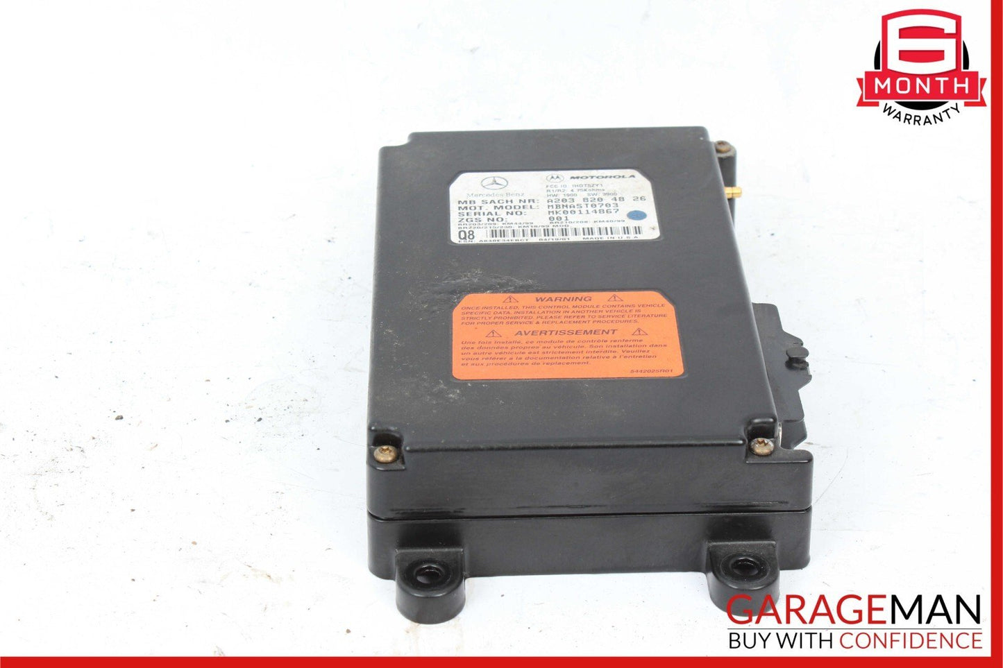 Mercedes CLK430 SL500 C320 S500 Voice Audio Communication Control Module Unit