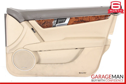 08-14 Mercedes W204 C250 Front Right Passenger Interior Door Panel Cover Beige
