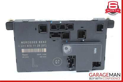 03-09 Mercedes W211 E350 E550 Front Left Driver Side Door Control Module Unit