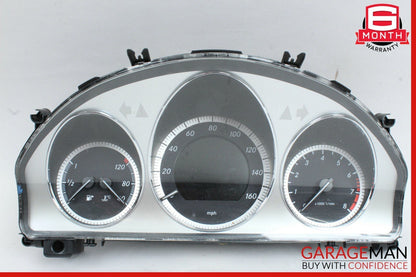 08-11 Mercedes W204 C300 Speedometer Odometer Instrument Cluster Gauge Assembly