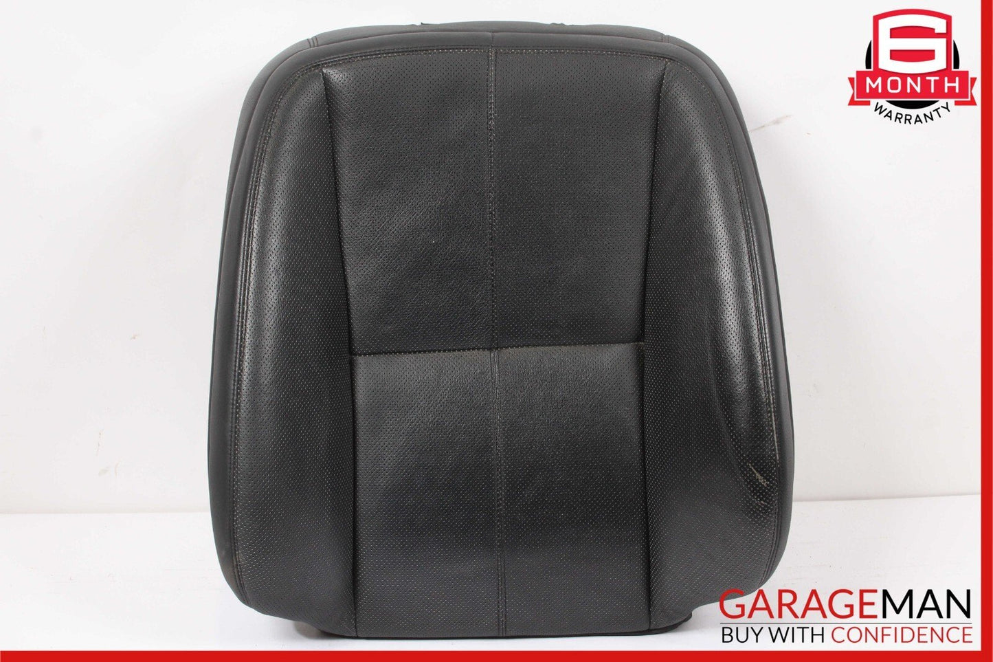 07-09 Mercedes W221 S450 S550 Front Left Side Top Upper Seat Cushion Cover Black