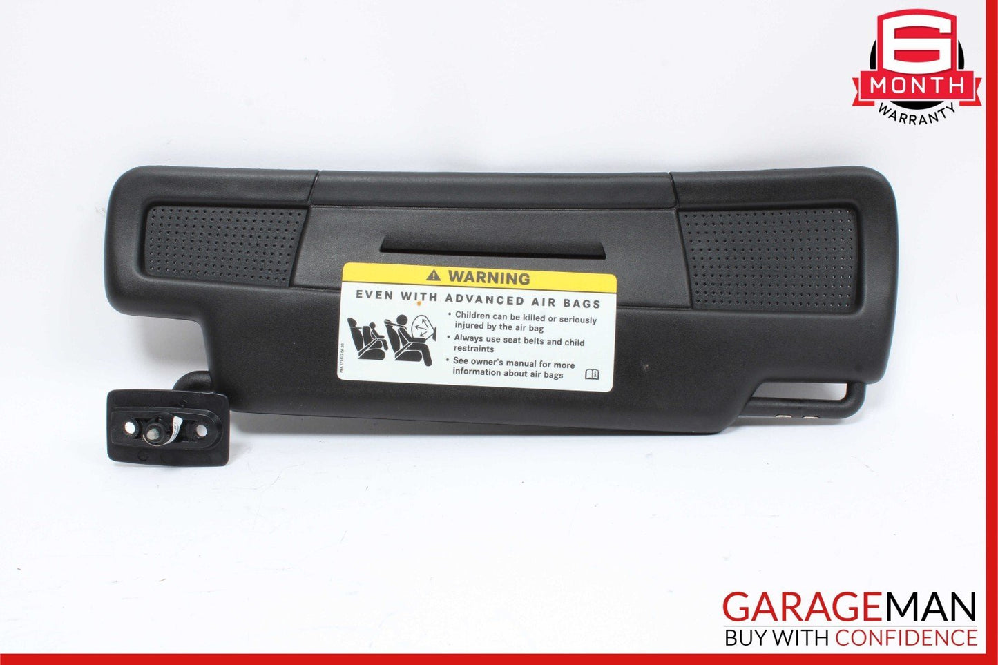 05-11 Mercedes R171 SLK300 Front Left Driver Sun Visor Sunvisor Shade Black OEM
