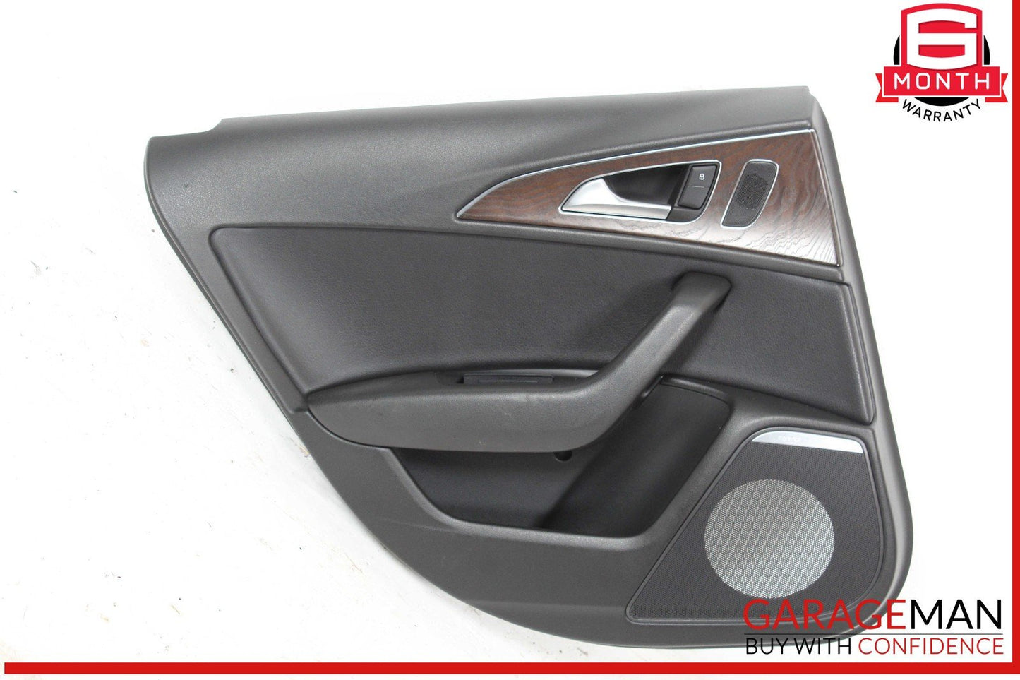 12-18 Audi A6 Rear Left Driver Side Interior Door Trim Panel Cover Assembly OEM