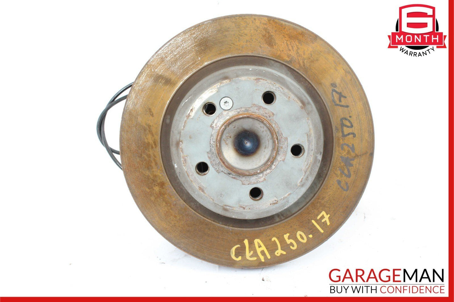 14-19 Mercedes W117 CLA250 Rear Right Wheel Spindle Knuckle Hub Rotor Disc OEM