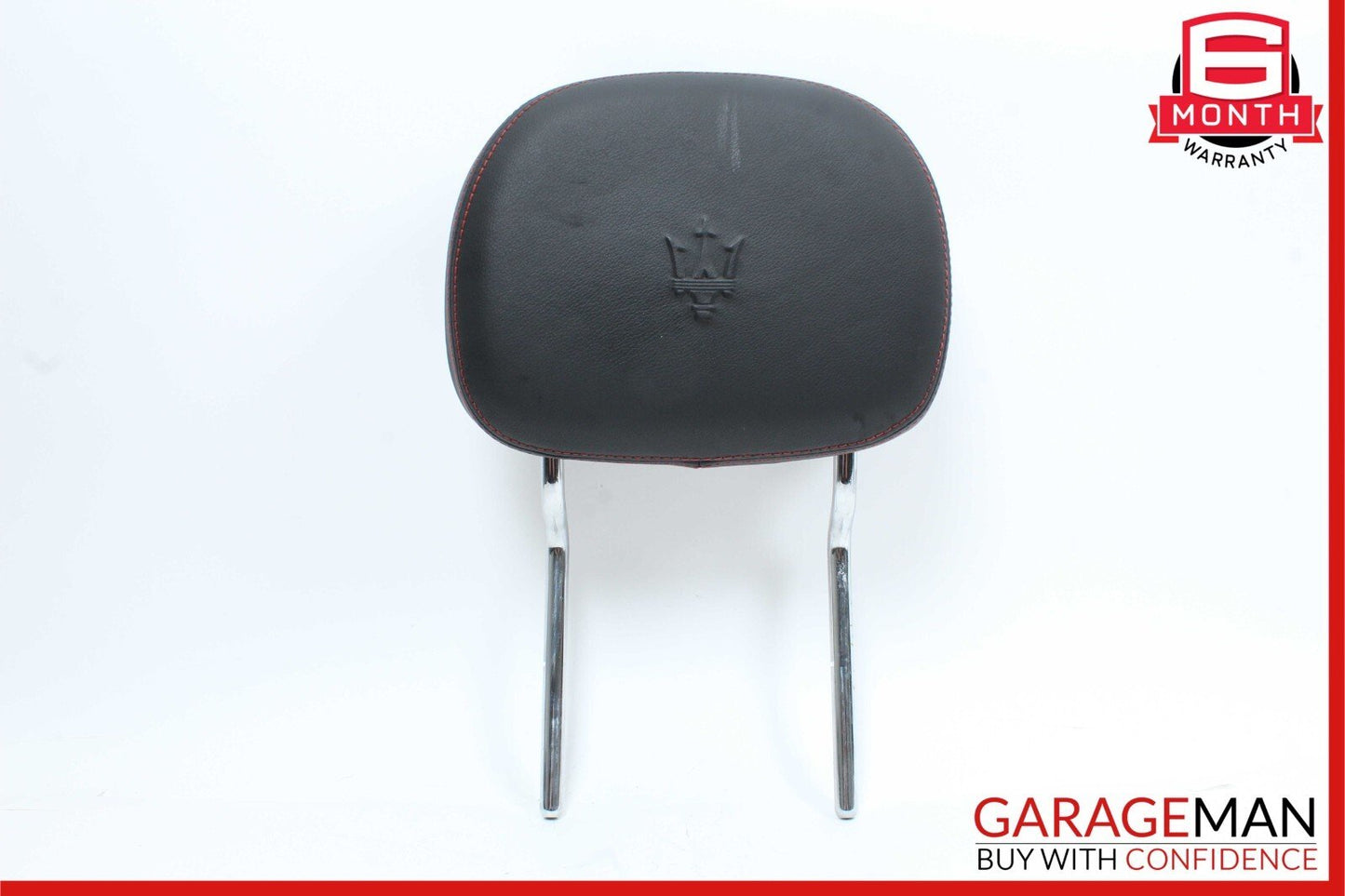 14-17 Maserati Ghibli Front Left / Right Side Seat Headrest Head Rest Black