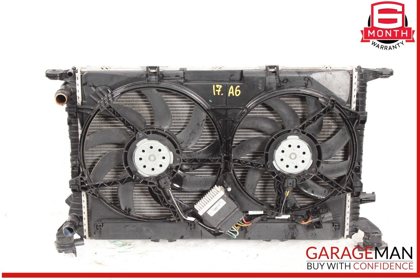 12-18 Audi A6 A7 Engine Radiator Condenser Cooler Fan Assembly OEM