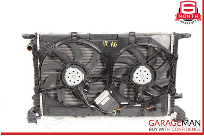 12-18 Audi A6 A7 Engine Radiator Condenser Cooler Fan Assembly OEM