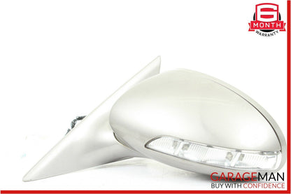 06-08 Mercedes W219 CLS500 Front Left Side Mirror Door Rear View Cubanite Silver