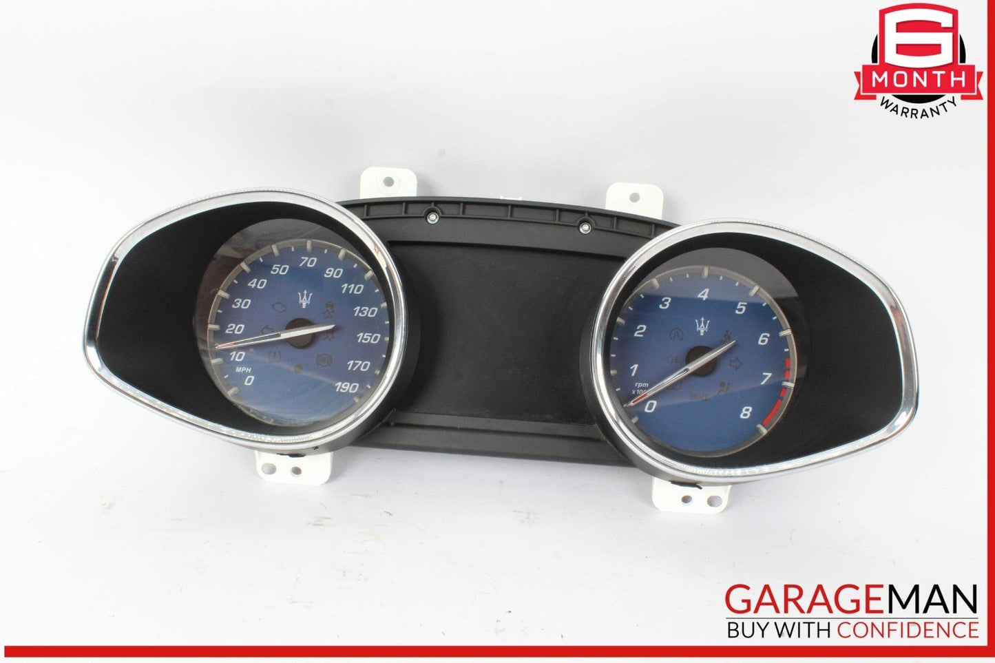 14-17 Maserati Quattroporte S Instrument Cluster Speedometer 670030595 OEM