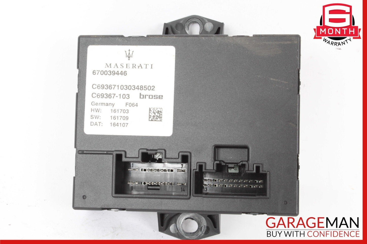 17-20 Maserati Levante M161 Trunk Lid Liftgate Tail Gate Control Module OEM