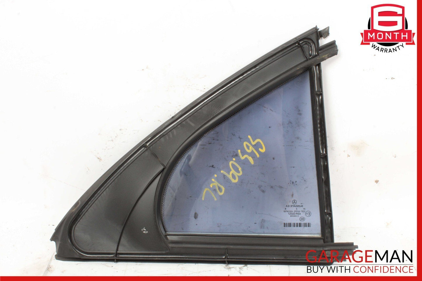 07-13 Mercedes W221 S63 AMG S450 Rear Left Side Door Quarter Window Auto Glass