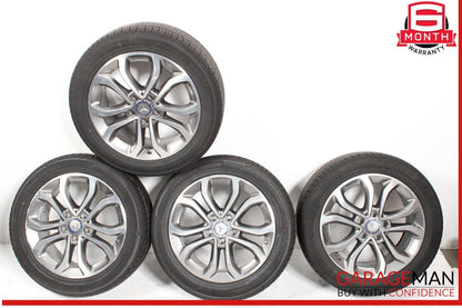 15-18 Mercedes W205 C300 Complete Wheel Tire Rim Set of 4 Pc 7Jx17H2 ET48.5 OEM