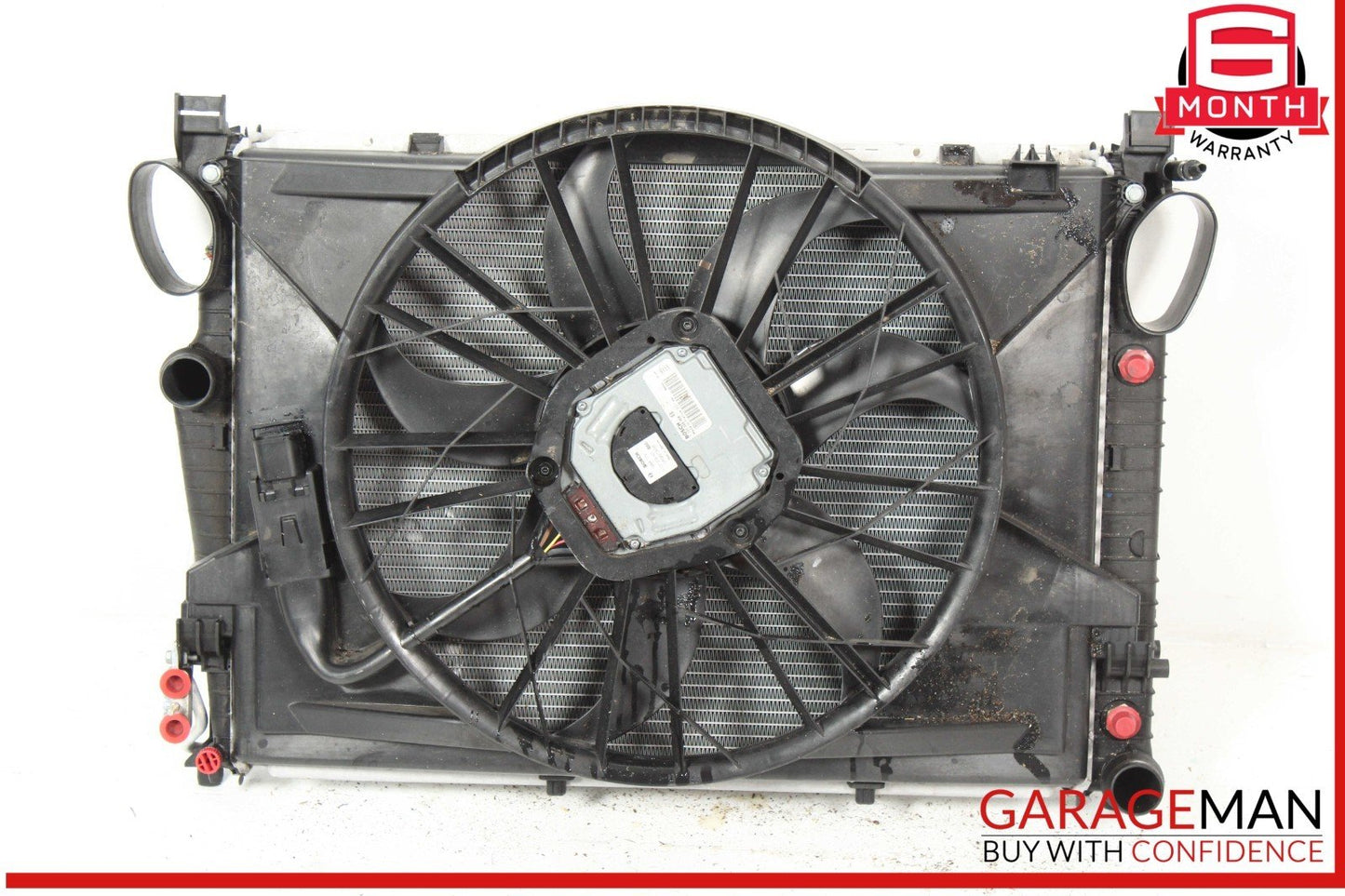 03-08 Mercedes R230 SL550 SL500 Engine Motor Cooling Radiator Assembly OEM