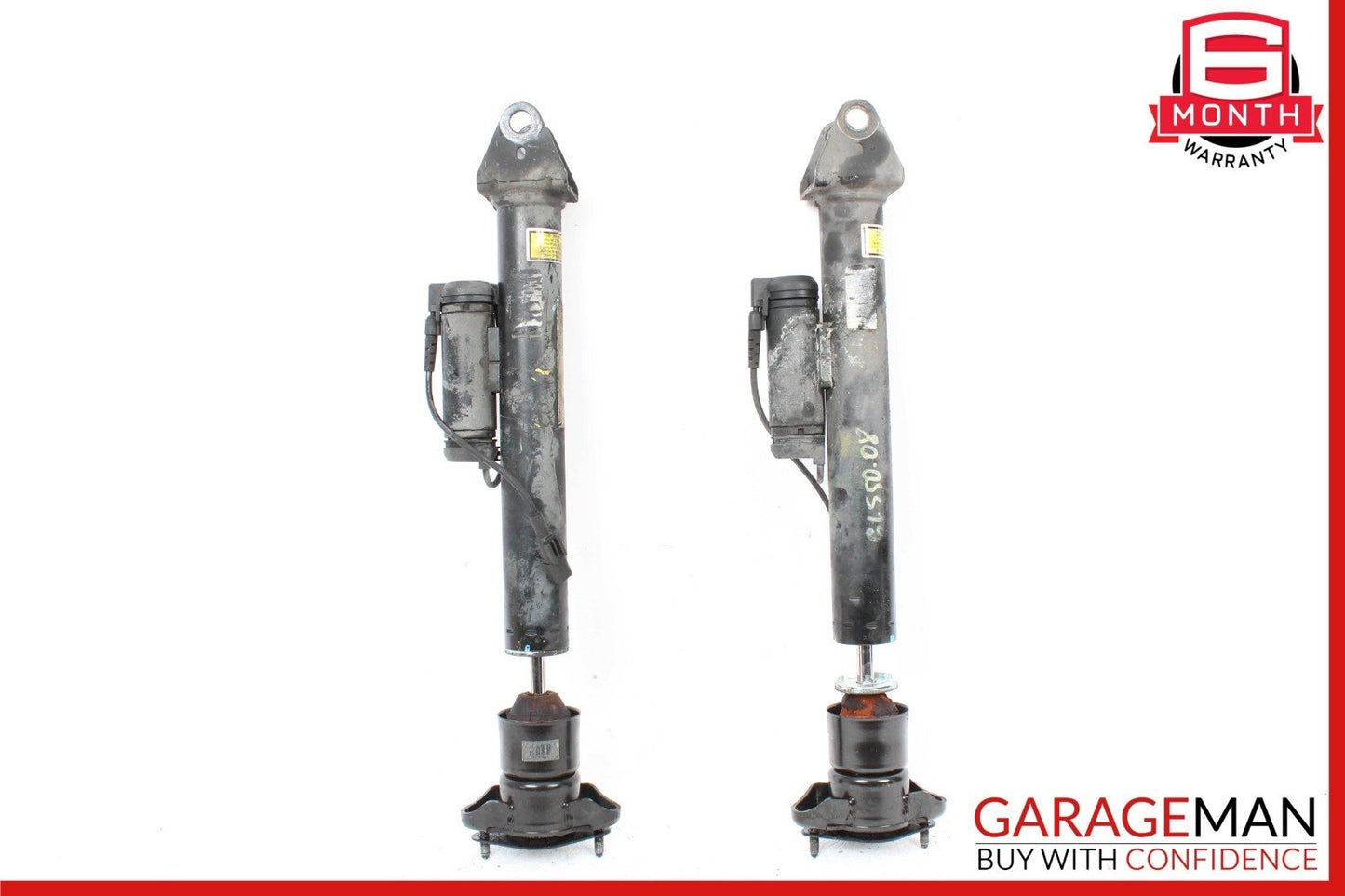 07-12 Mercedes W164 GL550 4Matic Rear Left & Right Shock Strut Set w/ ADS OEM