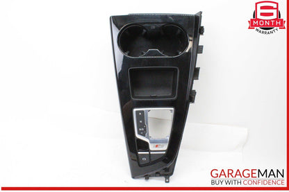 17-24 Audi S5 A4 Front Center Console Cup Holder w/ Shift Indicator Bezel OEM