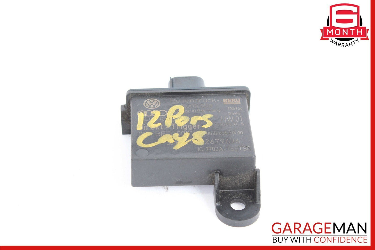 11-18 Porsche Cayenne 958 S Tire Pressure Monitoring System Control Module OEM