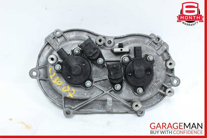06-10 Mercedes C230 CLK350 E350 Front Left Engine Timing Chain Plate Valve Cover