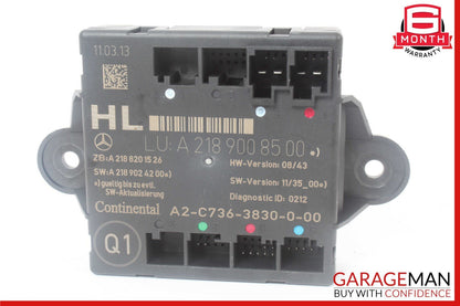 08-18 Mercedes W212 E350 CLS500 C250 Rear Left Side Door Control Module Unit OEM