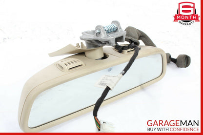 10-13 Mercedes W207 E350 E550 Interior Top Upper Rear View Mirror Assembly Beige