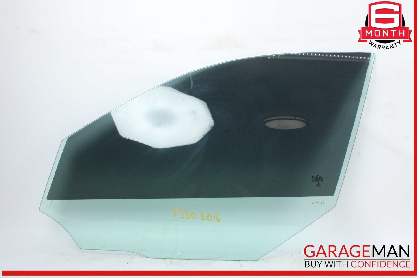 10-16 Mercedes W212 E350 E400 E550 Front Left Driver Side Door Window Glass OEM