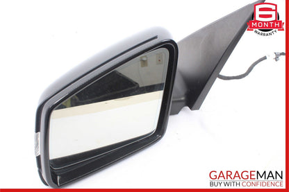 12-14 Mercedes W204 C300 Front Left Side Mirror Door Rear View Glass Black OEM