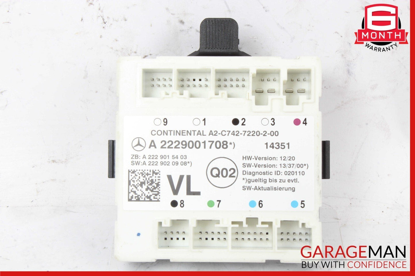 15-18 Mercedes W205 C400 C300 C350e Front Left Side Door Control Module Unit OEM