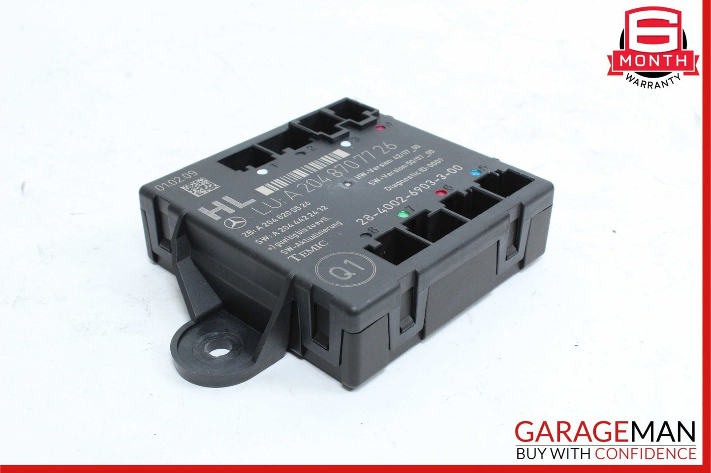 08-11 Mercedes W204 C63 AMG Rear Left Side Door Control Module Unit OEM