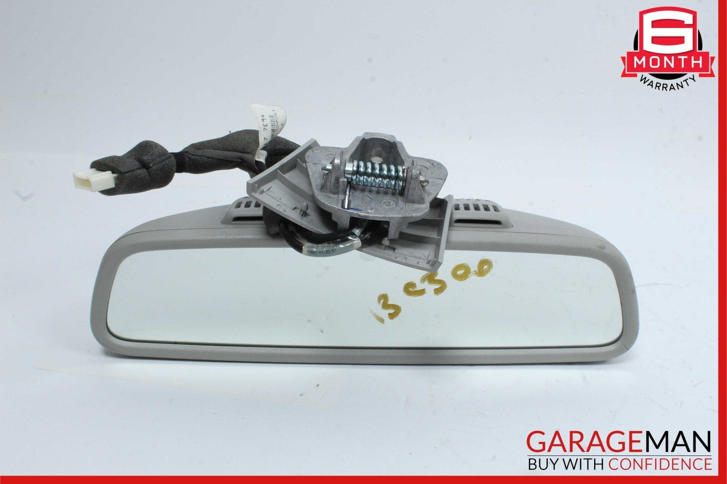 10-16 Mercedes W204 C300 4Matic E350 E400 Interior Rear View Mirror Gray OEM