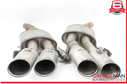 18-24 Audi S5 S4 3.0L Rear Right and Rear Left Side Exhaust Muffler Set OEM