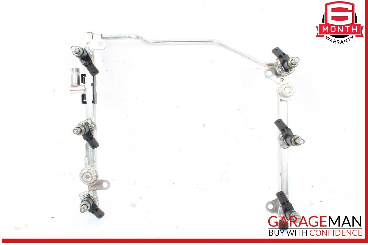 05-12 Mercedes W212 E350 Wagon SLK300 Fuel Injector Rail w/ Fuel Injectors OEM