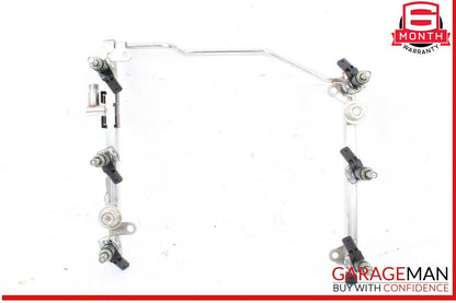 05-12 Mercedes W212 E350 Wagon SLK300 Fuel Injector Rail w/ Fuel Injectors OEM