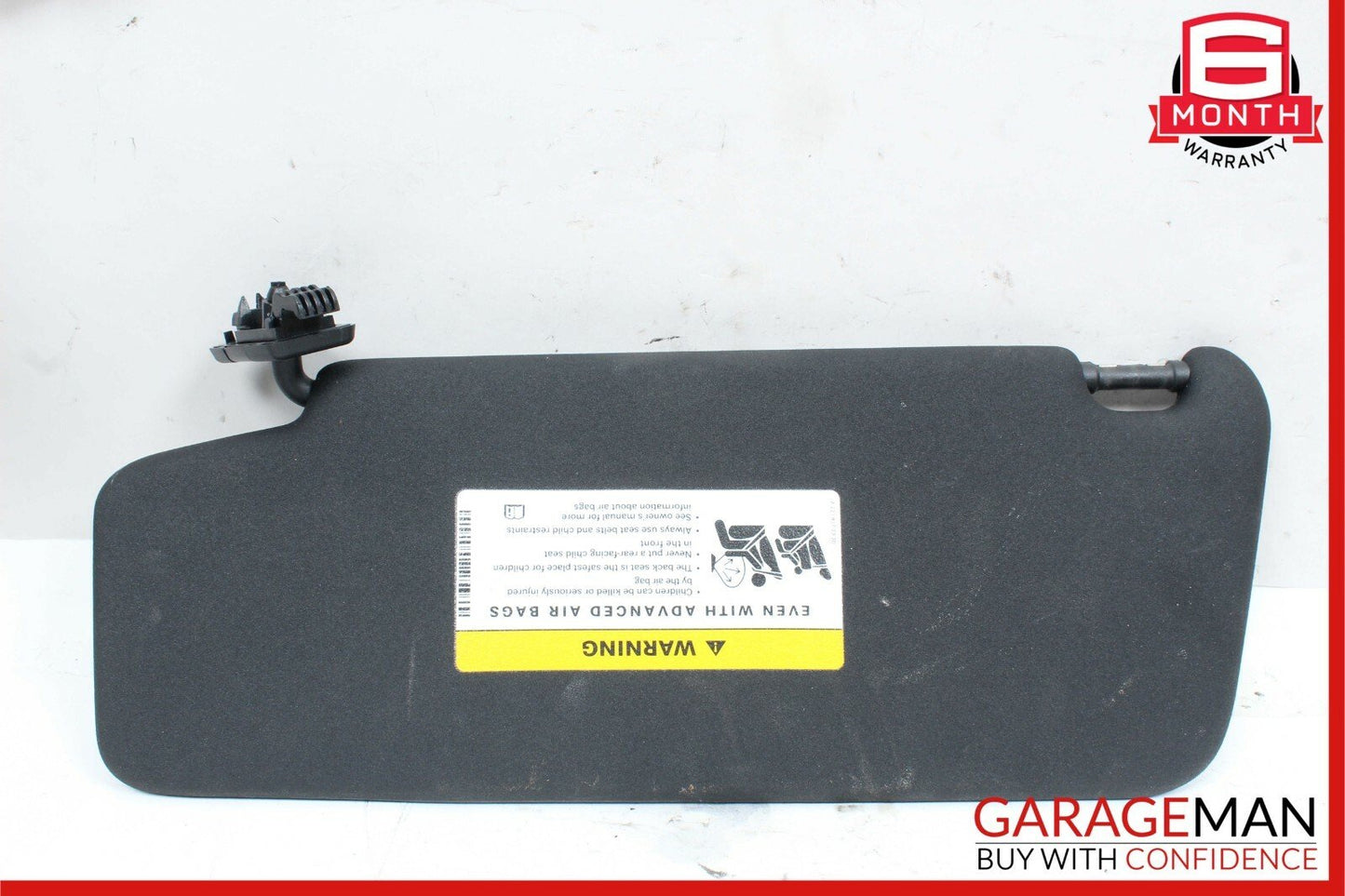 08-14 Mercedes W204 C250 C300 C350 Front Right Side Sunvisor Sun Visor Black