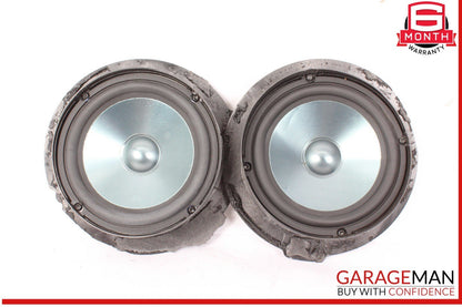 07-09 Mercedes W211 E350 Rear Right & Left Side Door Audio Speakers Set of 2 OEM