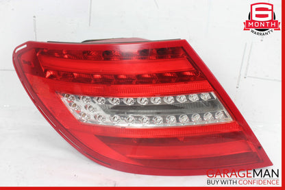12-14 Mercedes W204 C250 C300 Tail Light Lamp LED Left Driver Side OEM