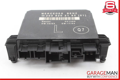 01-07 Mercedes W203 C230 C350 Rear Left Side Door Computer Control Module Unit