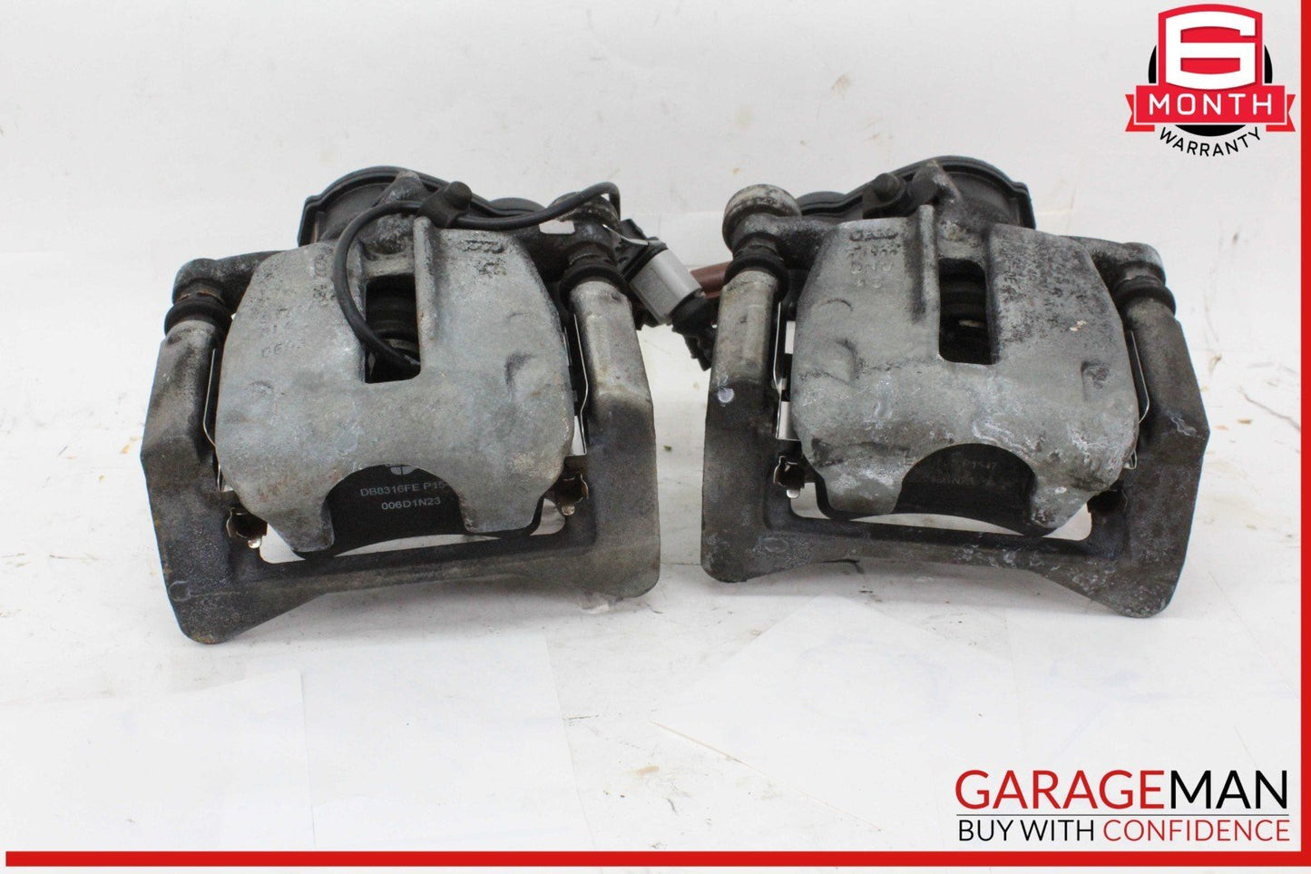 12-18 Audi A6 A7 Rear Left & Right Side Brake Calipers Set of 2 Pc OEM