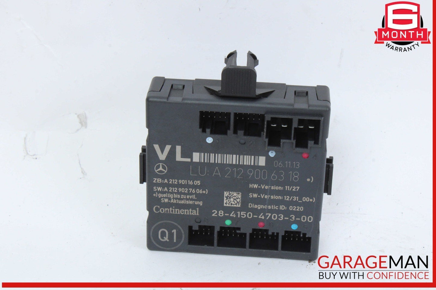 08-18 Mercedes W212 E250 C300 CLS550 Front Left Side Door Control Module OEM