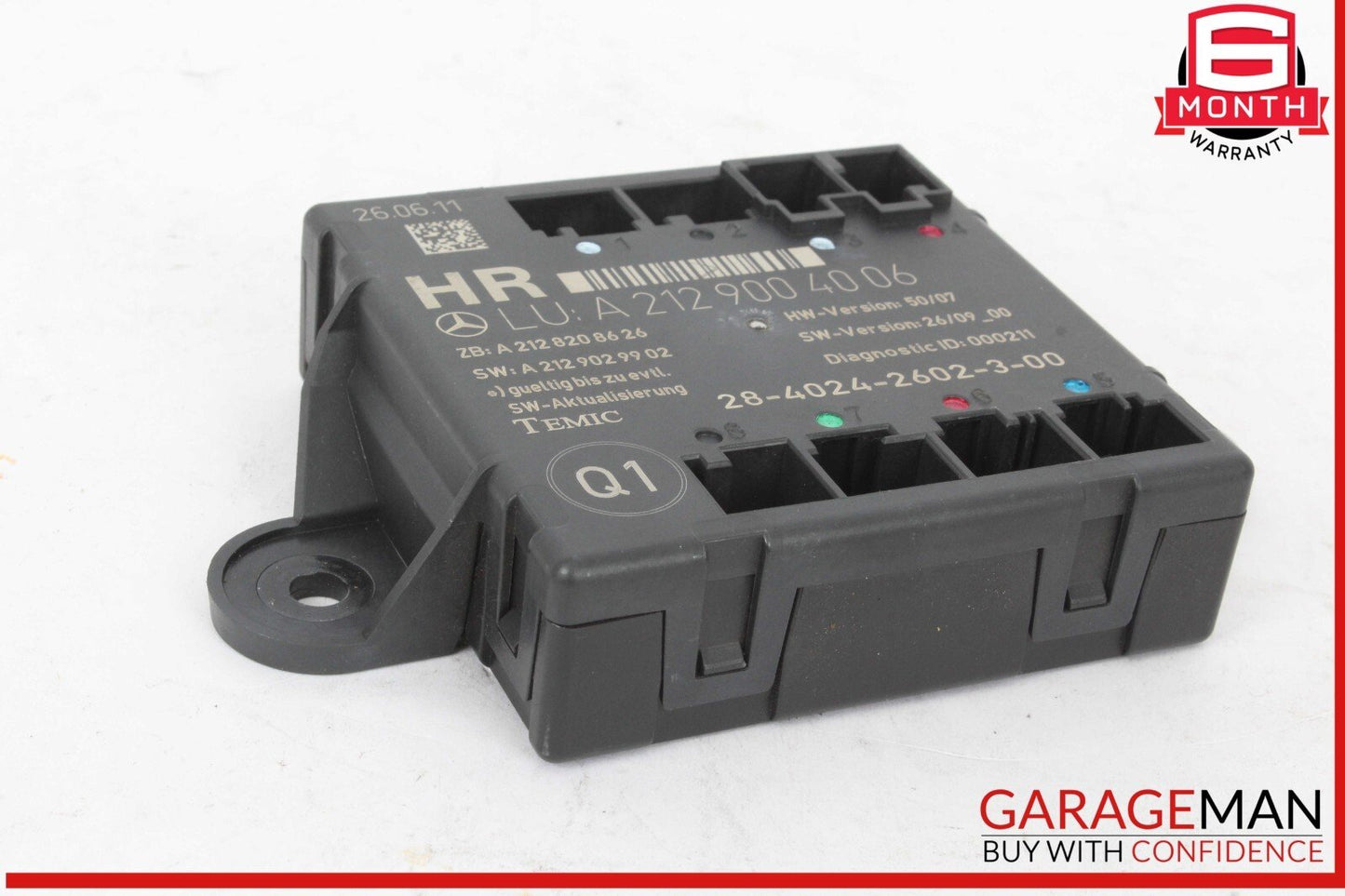08-18 Mercedes W212 E350 Bluetec Rear Right Side Door Control Module OEM