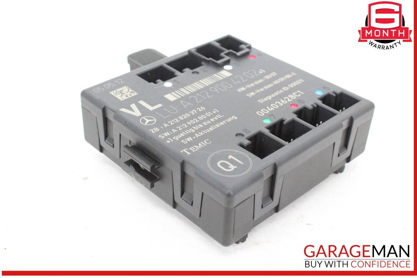 08-14 Mercedes W212 E350 Front Left Driver Side Door Control Module Unit OEM