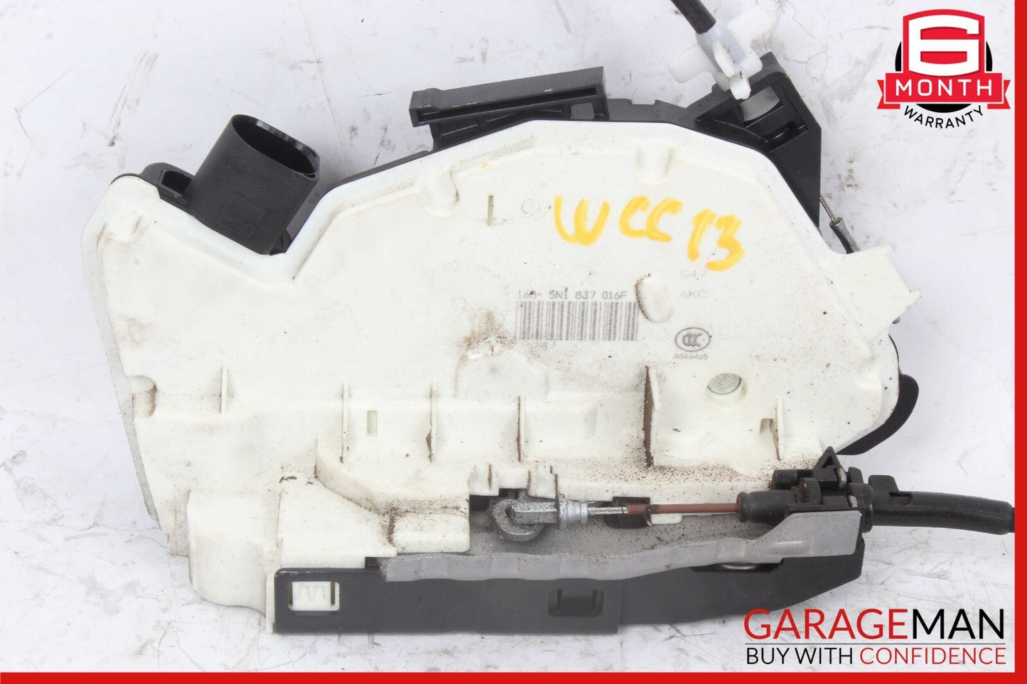 09-17 Volkswagen Passat CC Front Right Side Door Lock Latch 16B-5N1837016F OEM