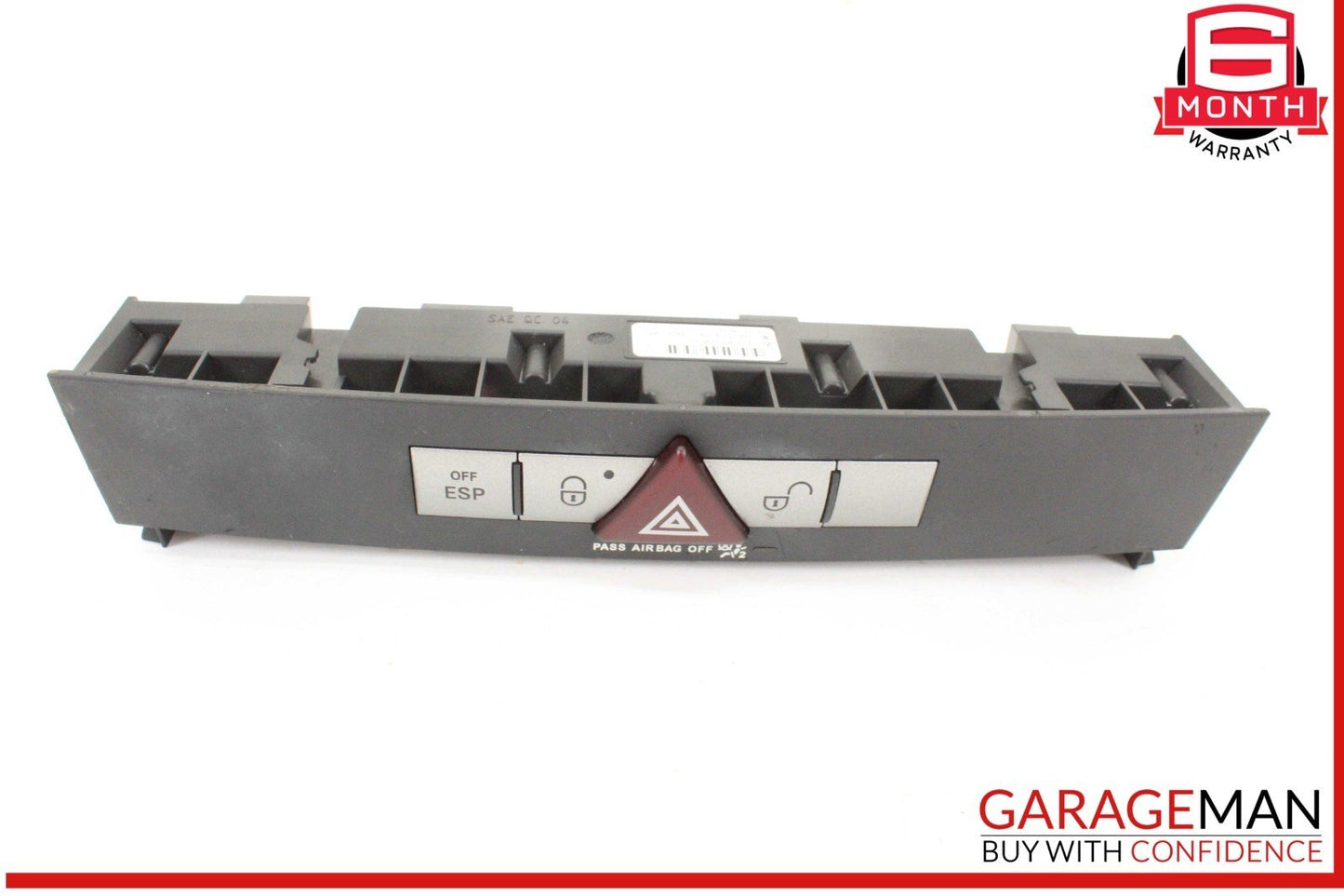 05-08 Mercedes R171 SLK280 SLK350 Door Lock Dash Hazard Light Control Panel OEM