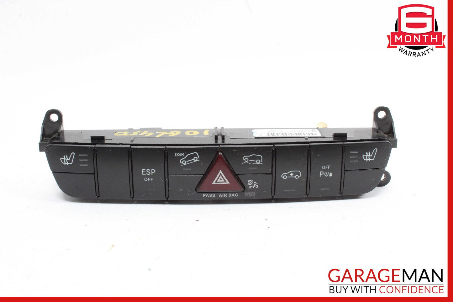 06-12 Mercedes X164 GL450 ML450 Hazard Control Switch Panel 1648709210 OEM
