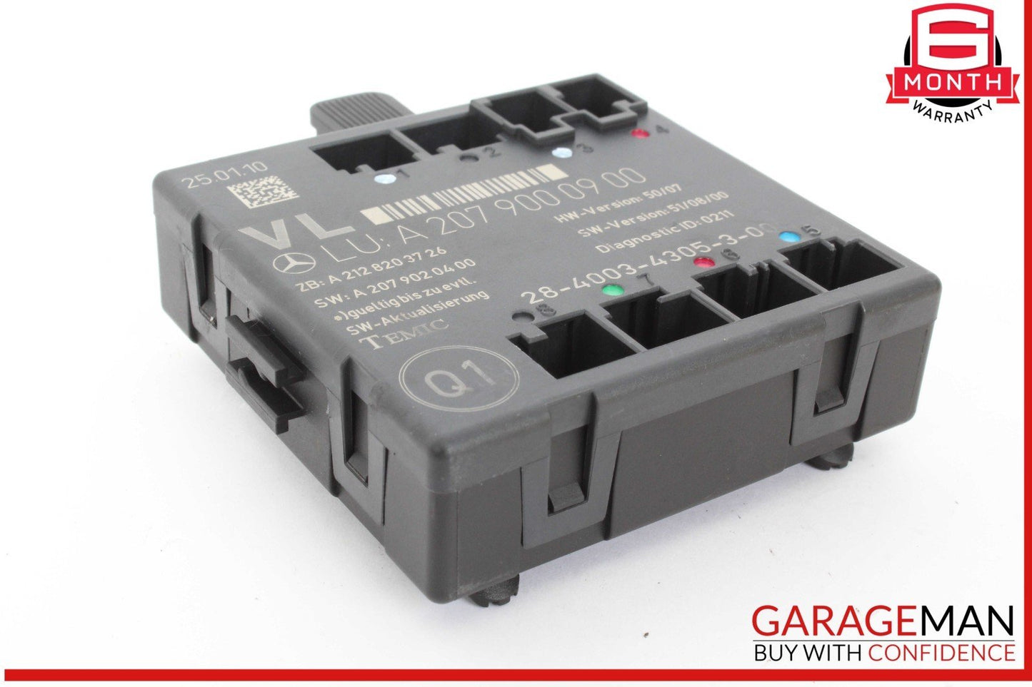 08-18 Mercedes W212 E350 E400 C250 Front Left Side Door Control Module Unit OEM