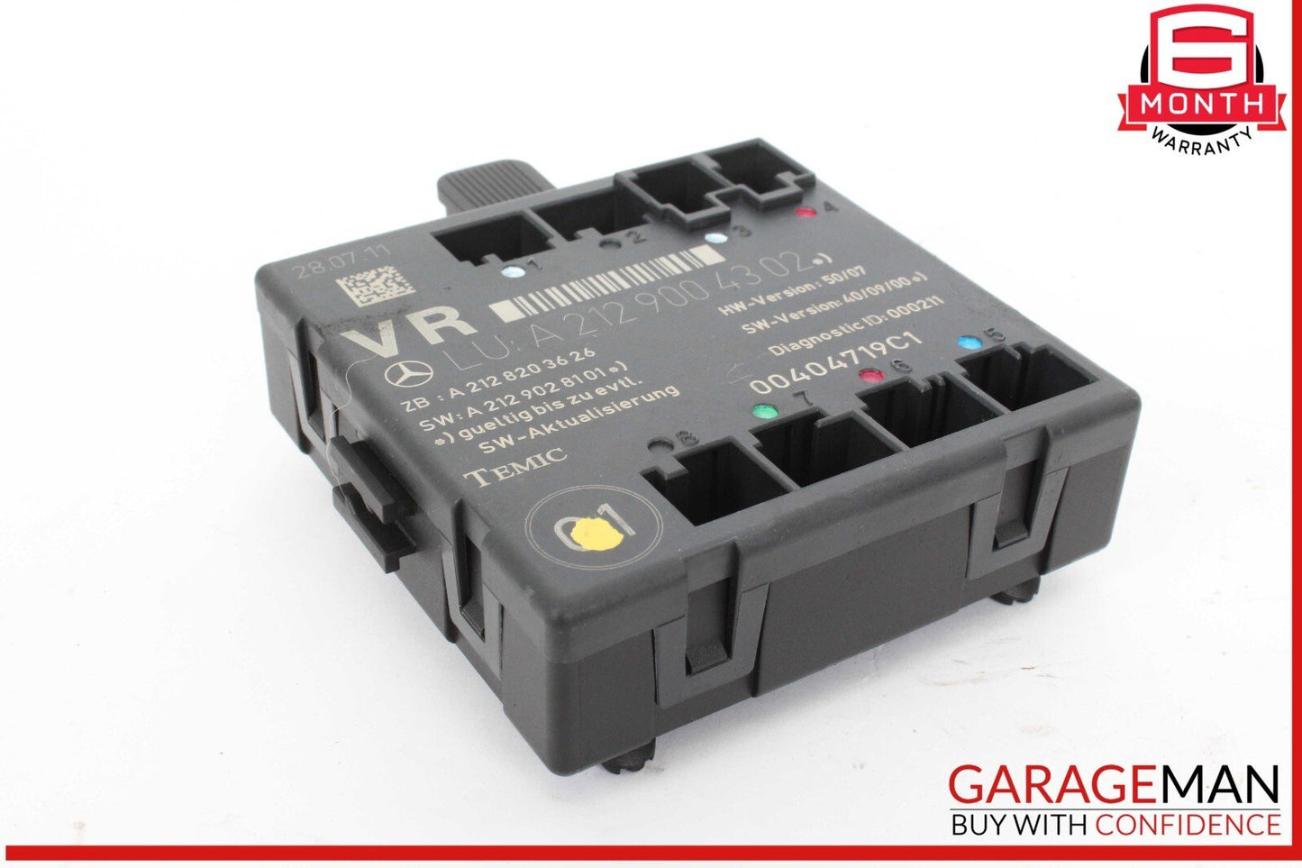 08-18 Mercedes W204 C250 E350 E400 Front Right Side Door Control Module Unit OEM