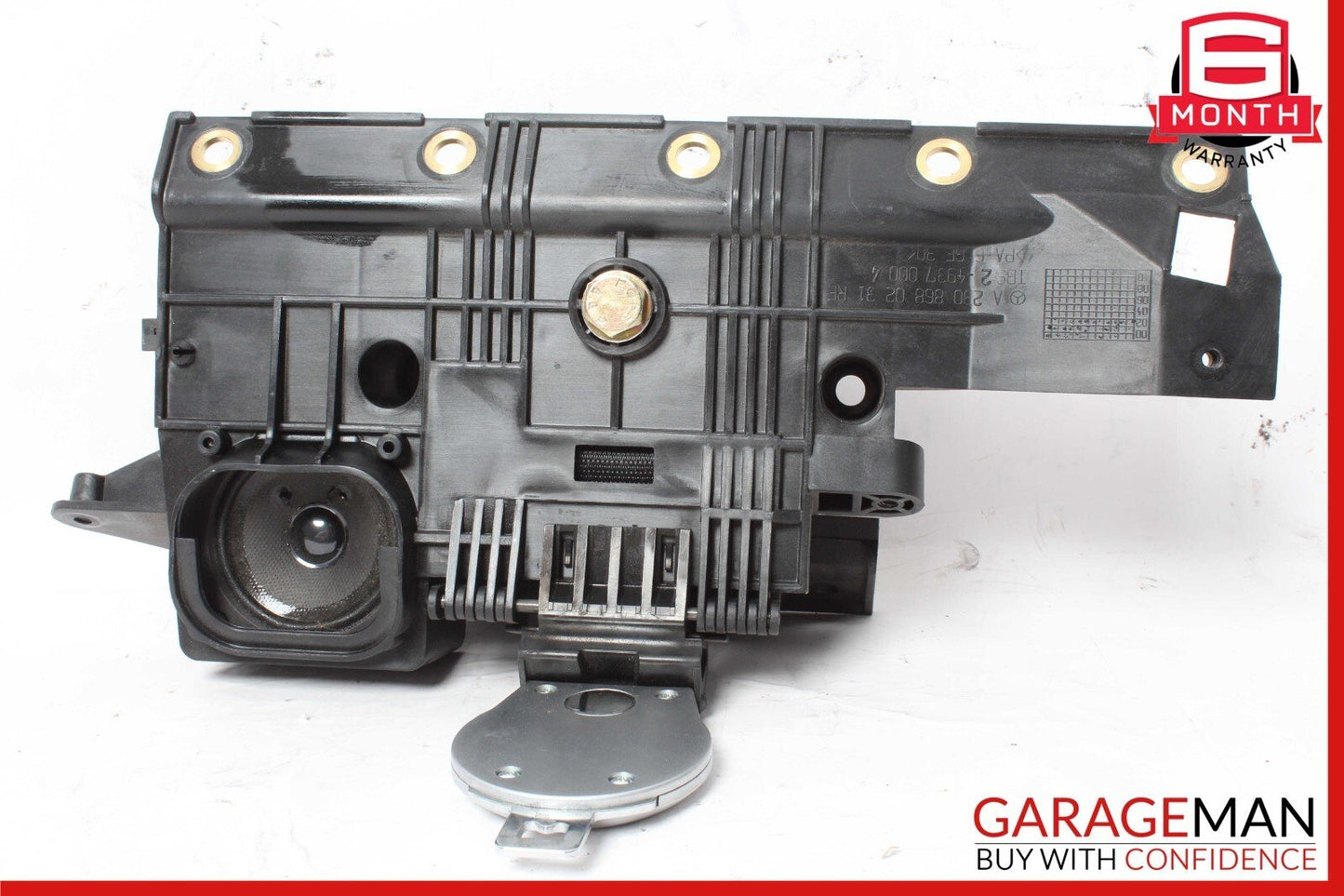 03-08 Mercedes R230 SL500 Rear Right Seat Belt Retractor Luggage w/ Speaker OEM
