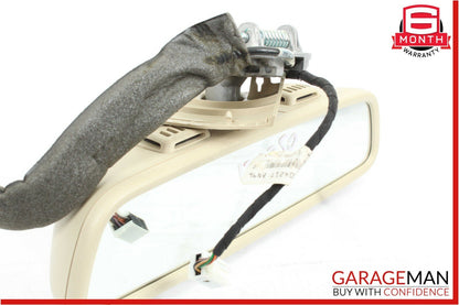 08-14 Mercedes W204 C250 C300 Top Upper Rear View Mirror Assembly Beige