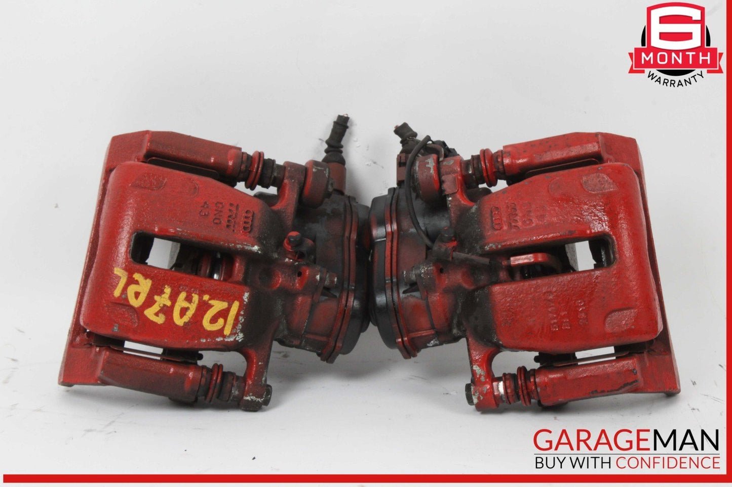 12-18 Audi A7 Rear Left and Rear Right Side Brake Caliper Calipers Set OEM