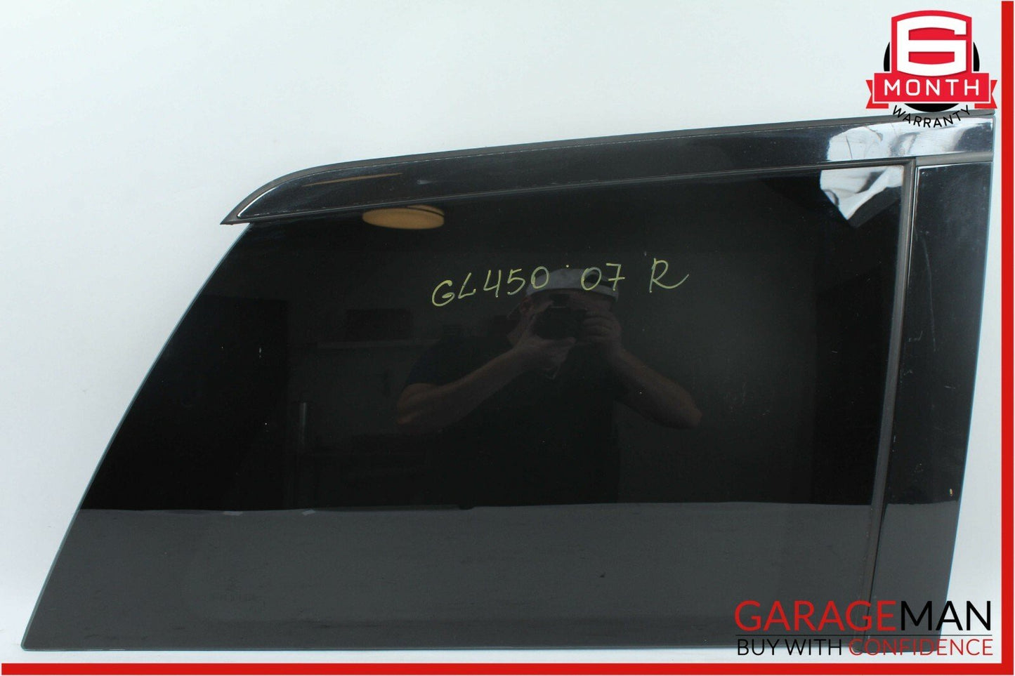 07-12 Mercedes X164 GL450 GL550 Rear Right Side Quarter Window Glass Panel OEM
