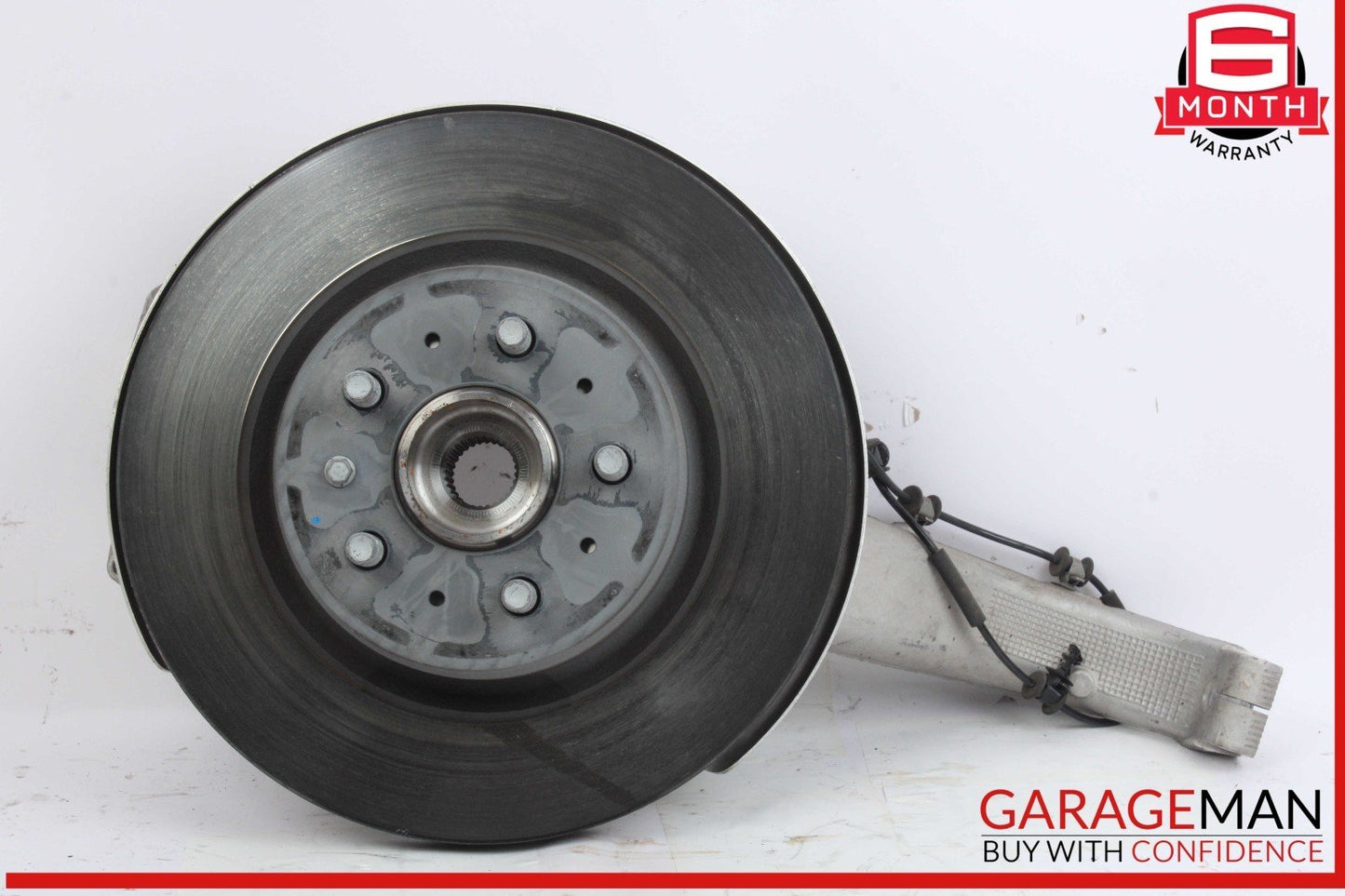 17-23 Tesla Model 3 Front Left Side Spindle Knuckle w/ Brake Rotor Disc OEM