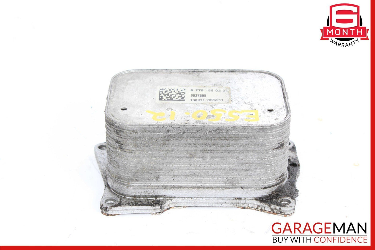 11-20 Mercedes W221 S550 CL550 E550 Engine Motor Oil Cooler OEM
